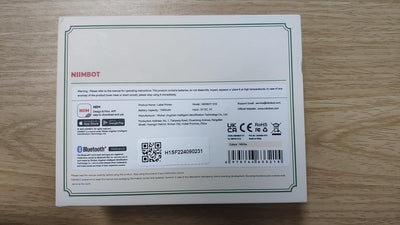 NIIMBOT H1S Bluetooth Etikettendrucker Selbstklebend,Beschriftungsgerät Handgerät Kompatibel with iO