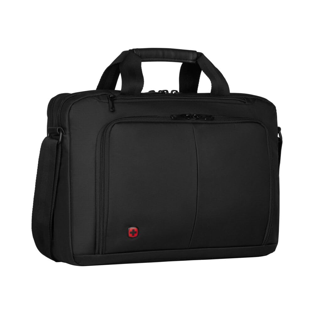 WENGER Source 16 Laptop-Tasche zum Umhängen, Notebook bis 16 Zoll, Tabletfach bis 10 Zoll, Aktentasc