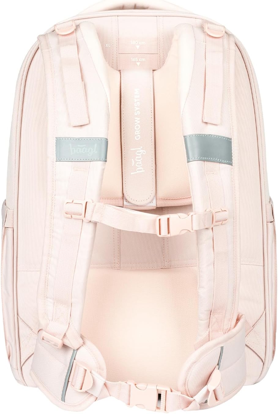 Baagl Schulrucksack Set Jungen Mädchen Teenager 3 Teilig, Skateboard Rucksack Skate MAX, Schultasche