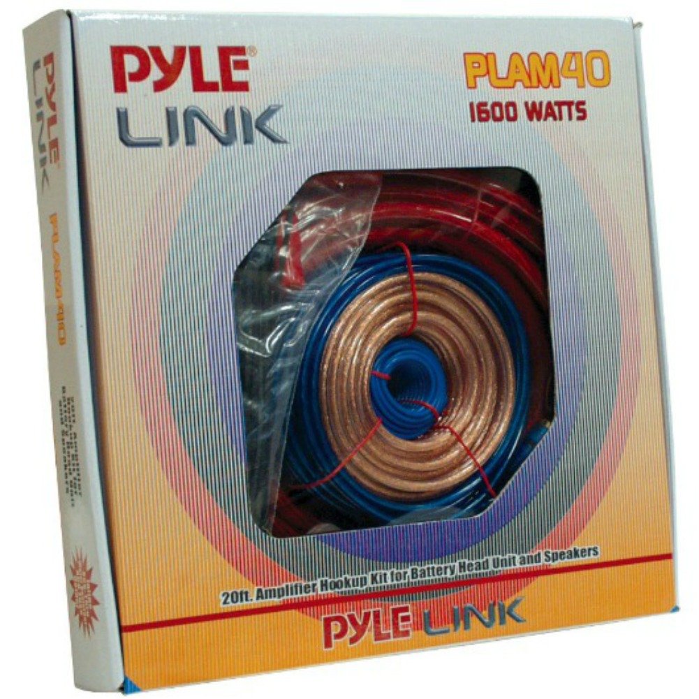 PYLE PLAM40 Werkzeug Kabel Cable 4 awg undurchlässige Marine 800 watt rms 1600 watt max pro verstärk