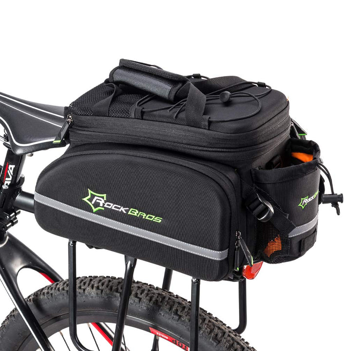 ROCKBROS Fahrrad Gepäckträgertasche wasserdichte Fahrradtasche für Gepäckträger mit Regenschutz 17-3