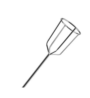 Mörtelrührer 470 x 80 mm, Mörtelrührer, HEX Gewinde, 47 cm lang, 80 mm Durchmesser, für schnell und