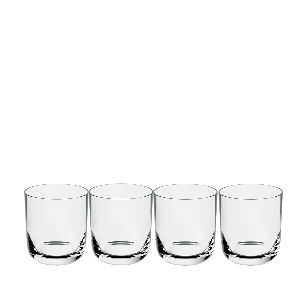 Villeroy und Boch La Divina Whiskybecher, Set 4tlg. Glasset, Glas, 4-teilig, 4 4 Stück (1er Pack) Wh