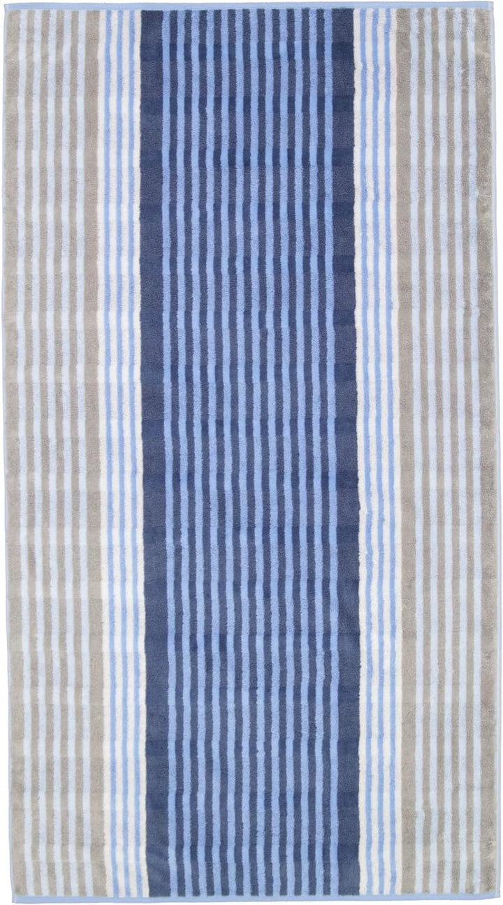 CAWÖ Home Handtücher Noblesse Harmony Streifen 1085 Sky - 17 Duschtuch 80x160 cm, Duschtuch 80x160 c