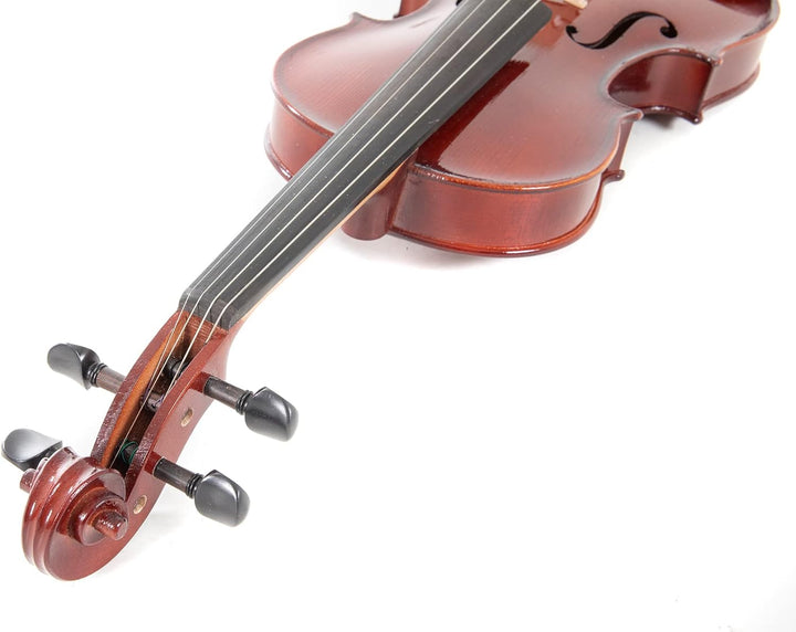 GEWApure Violingarnitur EW Ebenholz 4/4 spielfertig mit Kinnhalter, Feinstimmsaitenhalter, Bogen, Ko