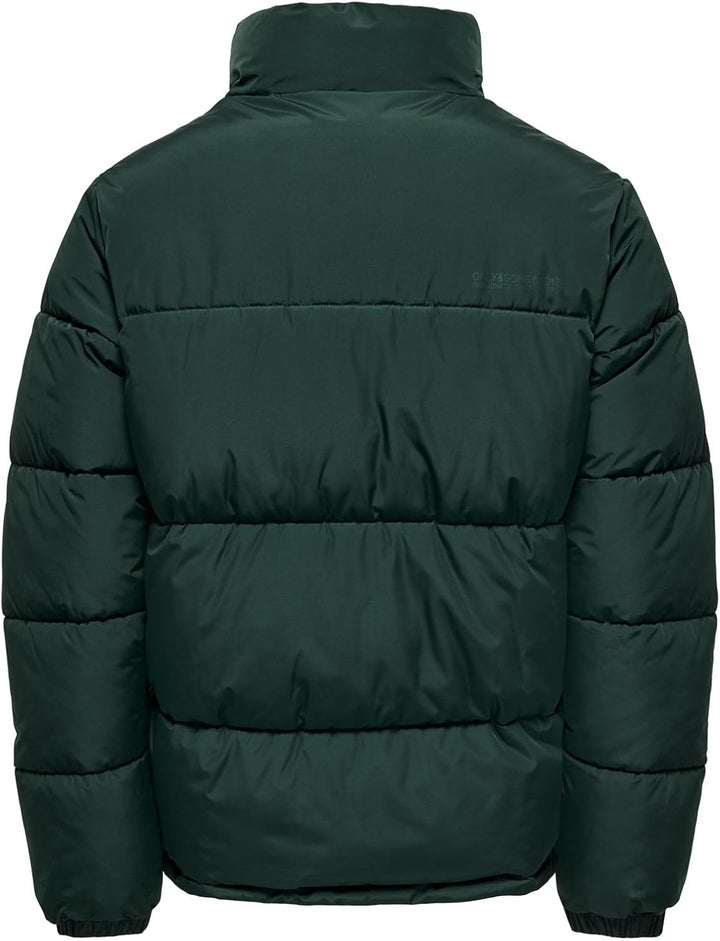 Only & Sons Male Daunenjacke ONSMELVIN Daunenjacke XL Darkest Spruce, XL Darkest Spruce