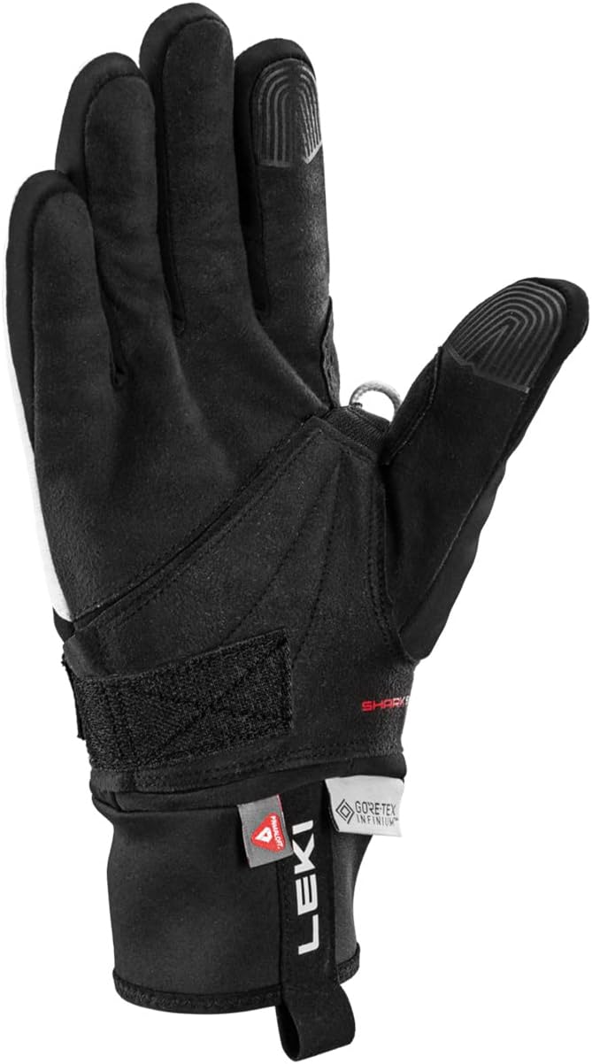 LEKI Damen PRC ThermoPlus Shark Handschuhe EU 6 black-white, EU 6 black-white