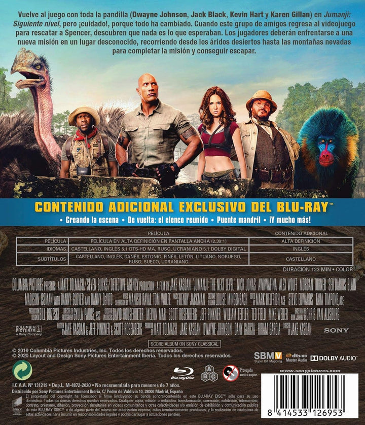 Jumanji: The Next Level - Jumanji: El Siguiente Nivel