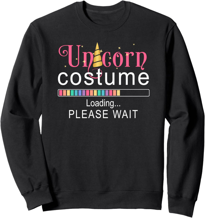 Lustiges Einhorn-Kostüm für Mädchen und Frauen Sweatshirt