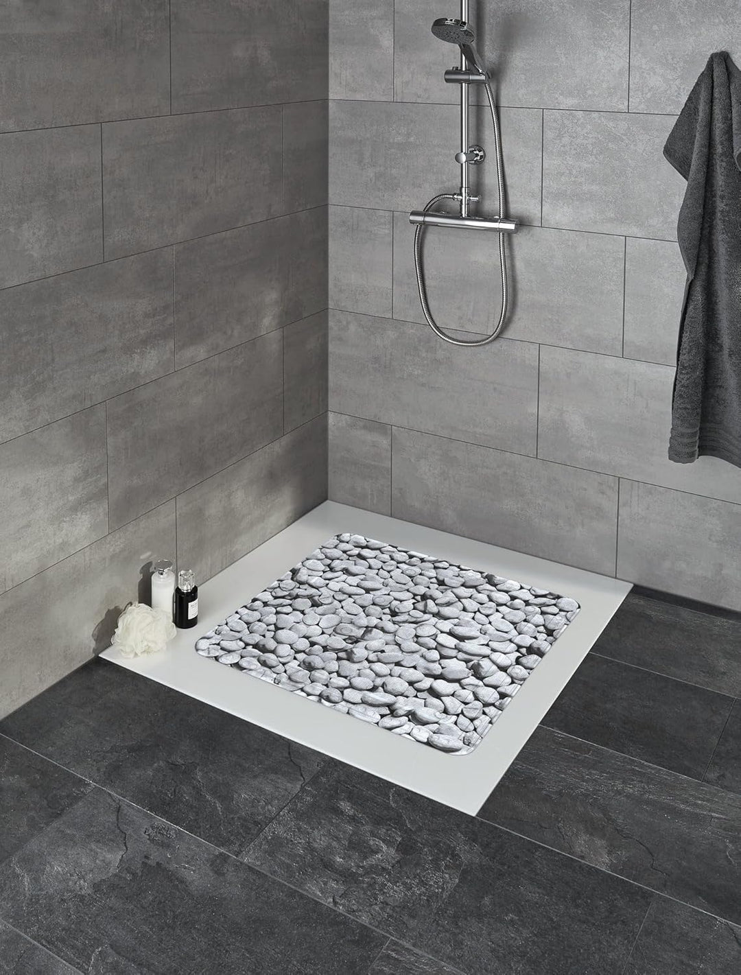 Kleine Wolke Duscheinlage Stepstone Grau 55 x 55 cm 55 x 55 cm (Quadratisch) Grau, 55 x 55 cm (Quadr