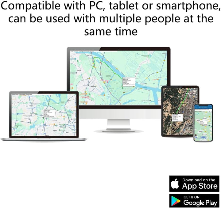 TKMARS Klein 4G Auto GPS, integrierte SIM-Karte(ABO erforderlich), 60 Tage Lange Akkulaufzeit, Magne
