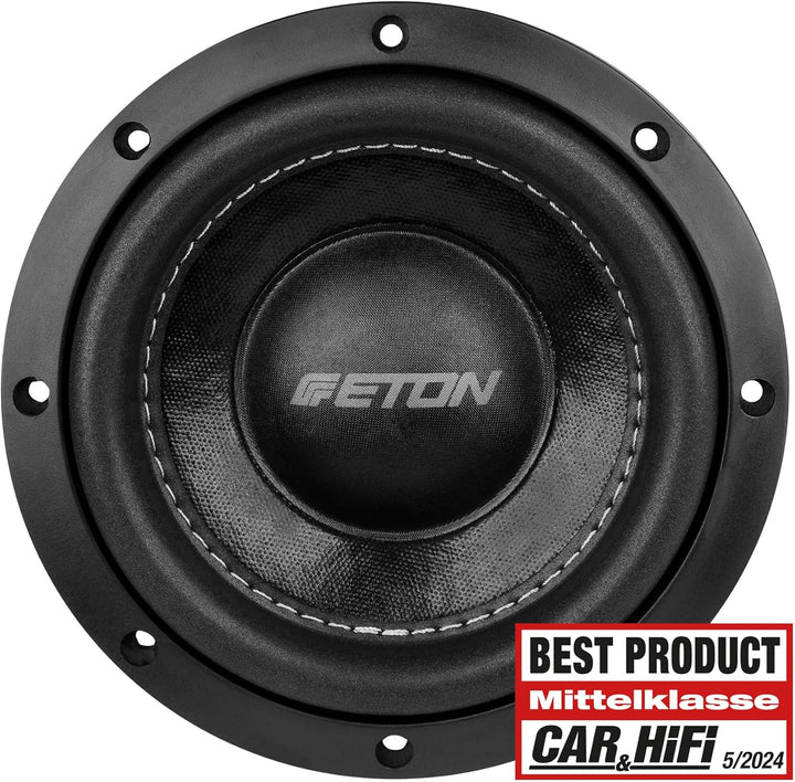 ETON MW 6.5 – Kraftvoller 16,5 cm / 6,5 Zoll Subwoofer, Langhub Bass für Autos, Tiefton Lautsprecher