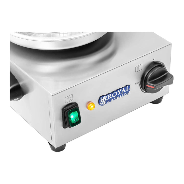 Royal Catering Hot Dog Maschine Gastro Hot-Dog Maker Professionell RCHW 800 (Leistung 800 Watt, Temp
