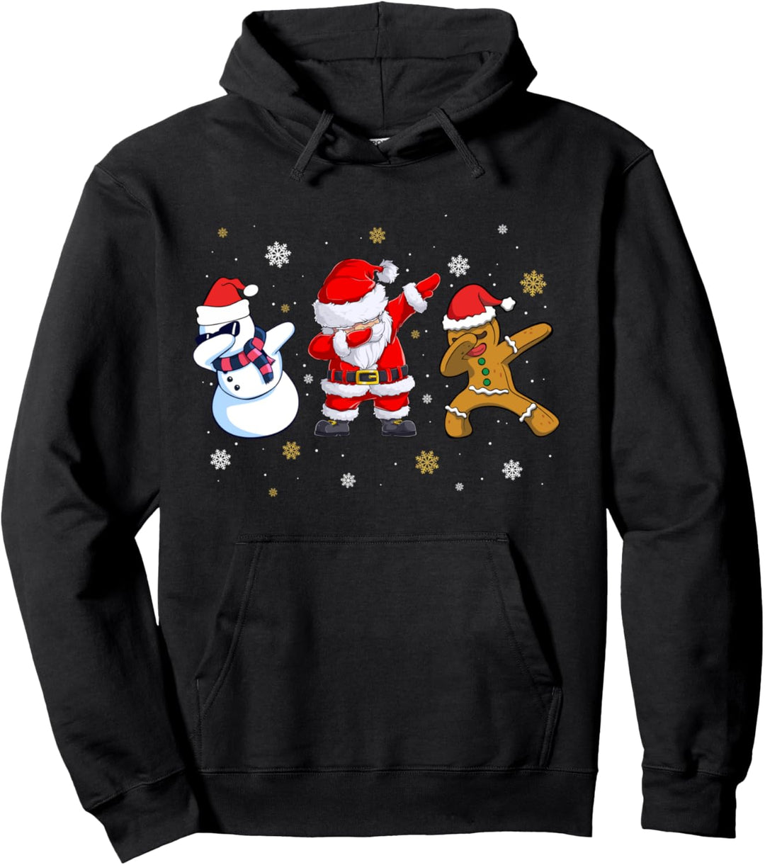 Dabbing Weihnachtsmann für Kinder Männer GeschenkeTshirt Pullover Hoodie
