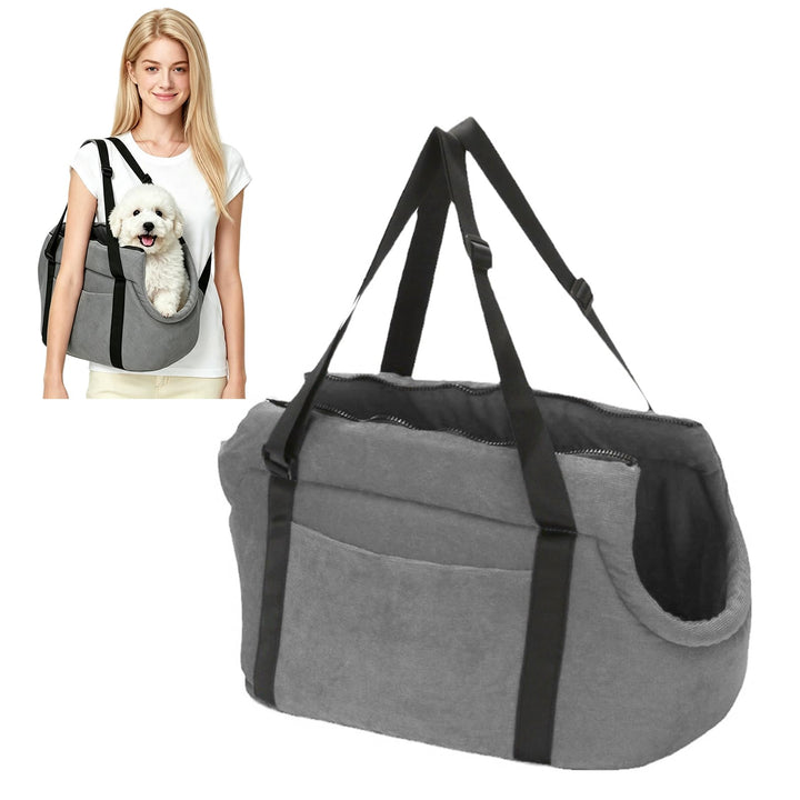 PETCUTE Transporttasche mit Schultergurt für Hunde, für Reisen, für Hunde und Katzen, kleine Haustie