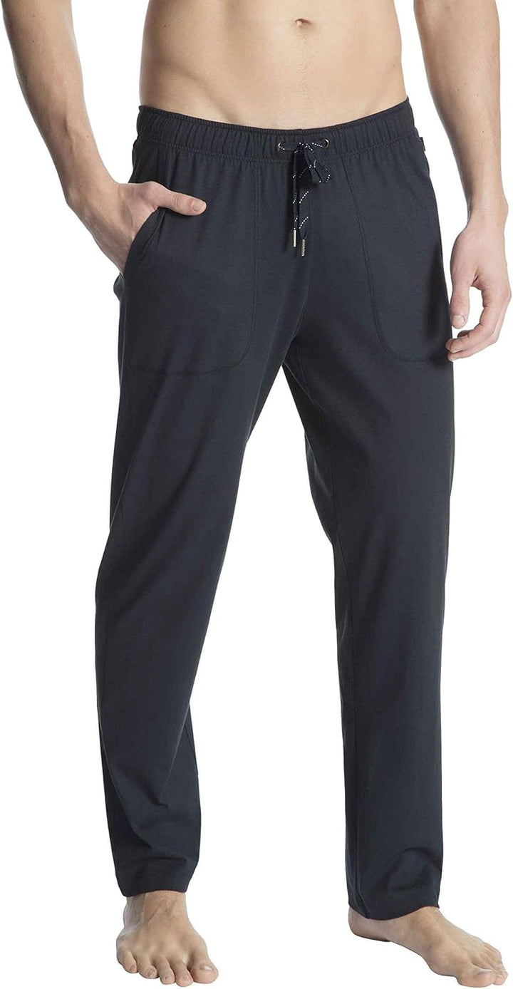 CALIDA Remix Basic Sleep Hose Herren, 100% Baumwolle, mit Seitentaschen 46-48 Dark Sapphire, 46-48 D