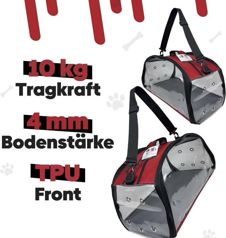 EVE Textile Hunde Tragetasche | Katzen Tragetasche | Hundetasche | Katzentasche | Hunde Umhängetasch