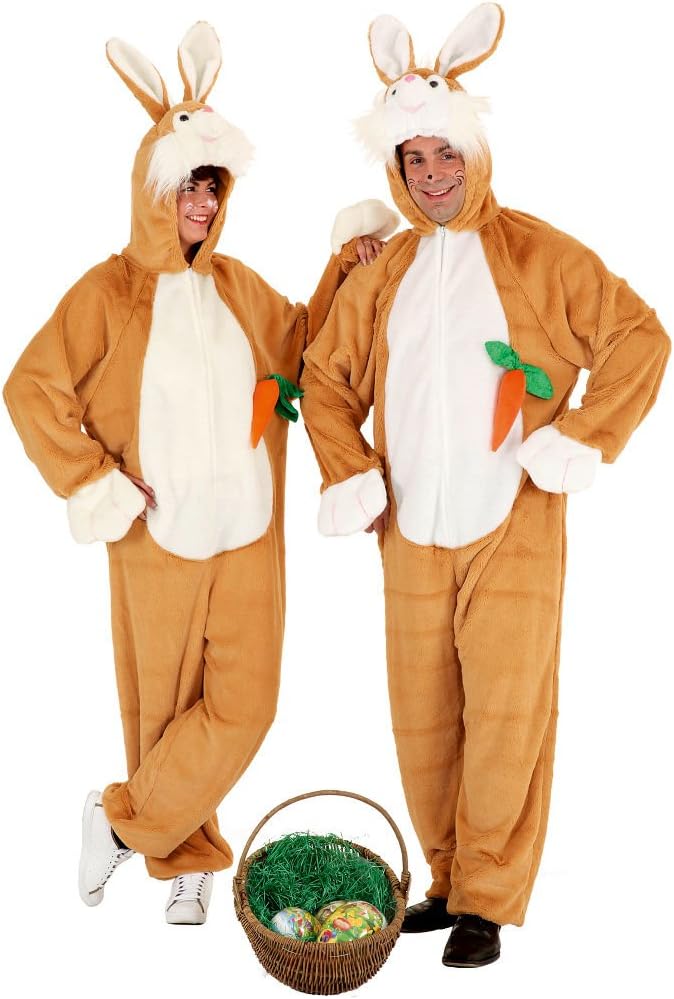 Faschingskostüm Herren Hase, braun