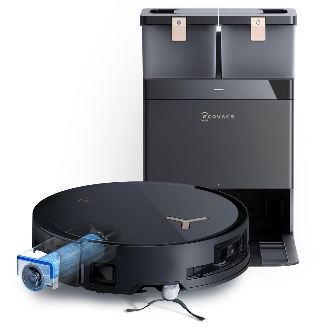 ECOVACS DEEBOT X8 PRO Omni Saugroboter mit Wischfunktion, OZMO Roller mit kontinuierliches Wischen &