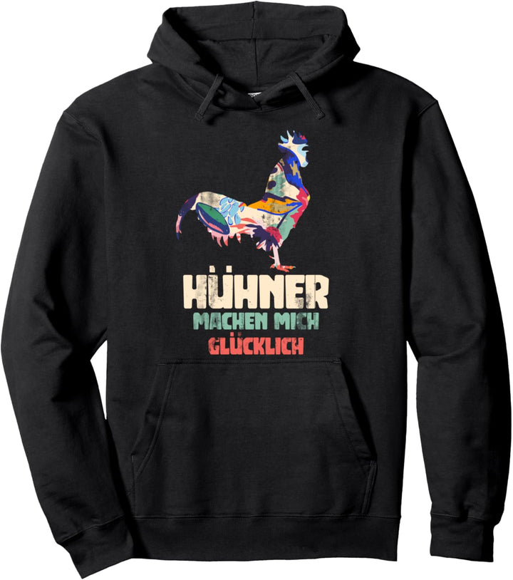 Bauernhof Geschenk für Hühner Bauer Vintage Huhn Pullover Hoodie