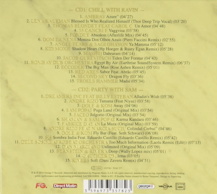 Buddha-Bar XVIII, Audio-CD