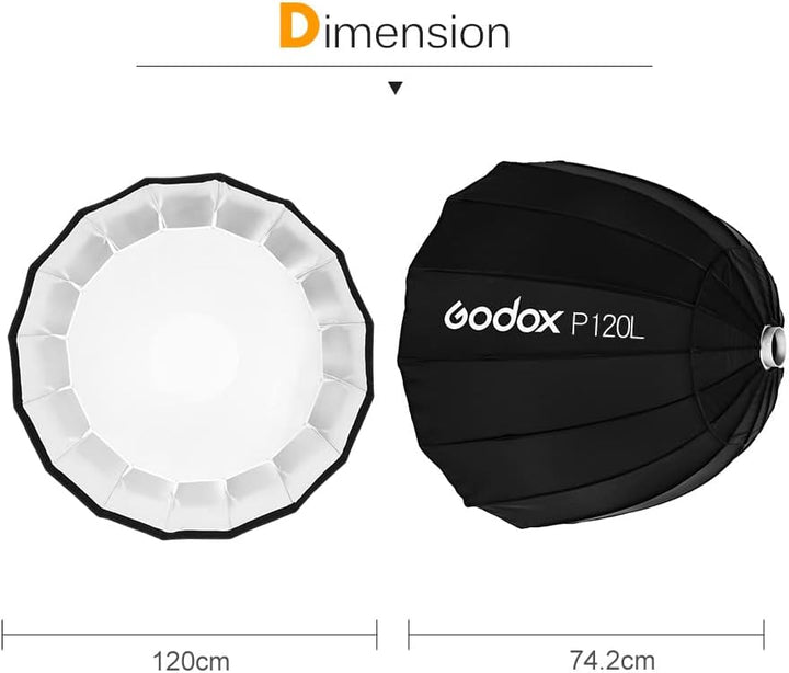 GODOX P120L - 120 cm Parabol-Softbox 120cm