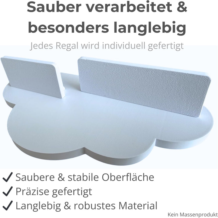 3er Wolken-Set Weiss passend/Kompatibel für die Toniebox Toniefiguren