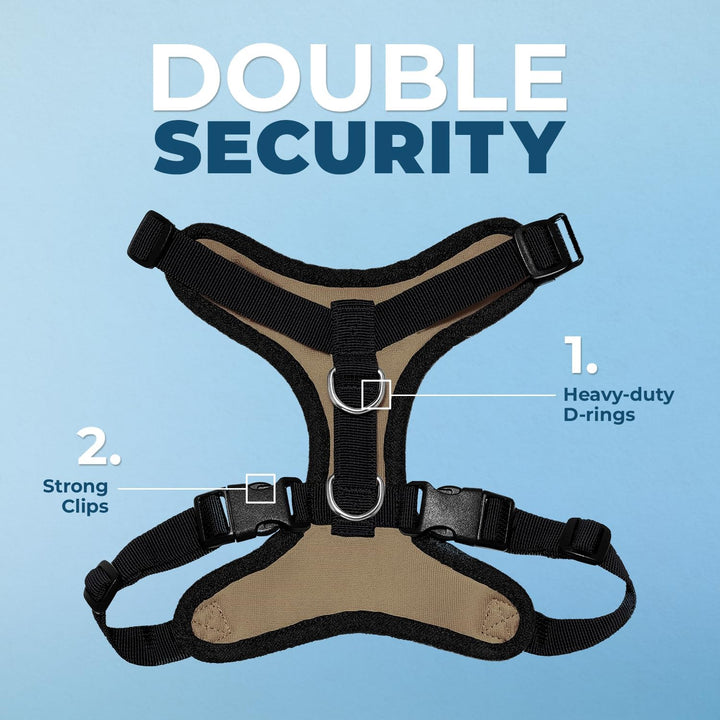 Voyager Step-In Lock Hundegeschirr, reflektierend, Hundeleine, Kombi-Set mit Neoprengriff, 1,5 m – u