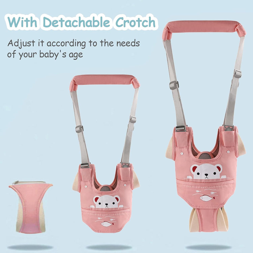 IULONEE Lauflernhilfe Gehhilfe für Baby Einstellbar Ergonomisch Stehen Gehen Lernen Helfer Verstellb