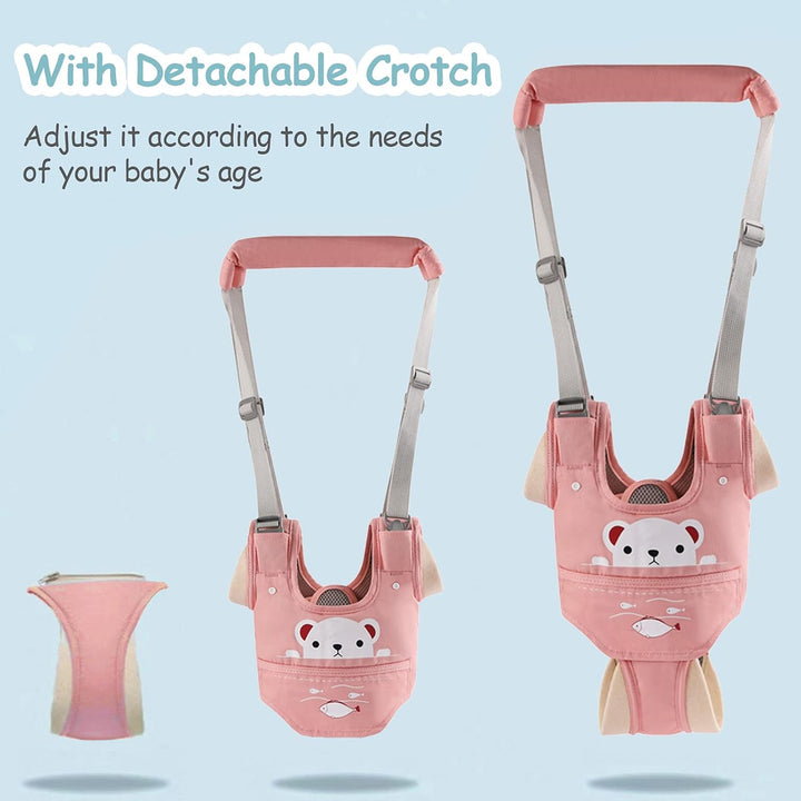 IULONEE Lauflernhilfe Gehhilfe für Baby Einstellbar Ergonomisch Stehen Gehen Lernen Helfer Verstellb