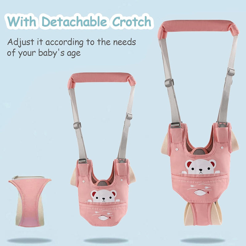 IULONEE Lauflernhilfe Gehhilfe für Baby Einstellbar Ergonomisch Stehen Gehen Lernen Helfer Verstellb