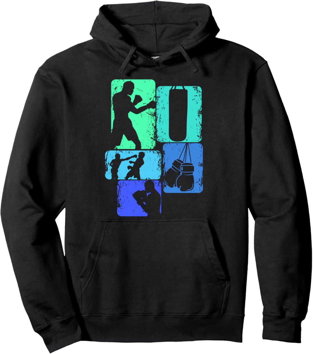 Boxer Boxen Jungen Kinder Pullover Hoodie