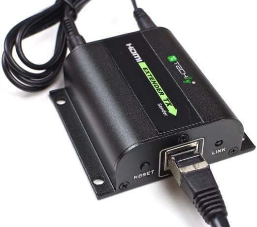 Techly IDATA-EXT-E70I HDMI Extender mit IR, 60m Schwarz