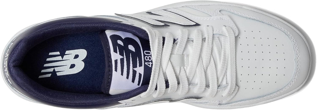 New Balance Bb480 Herren Sneaker 37 EU White Navy, 37 EU White Navy