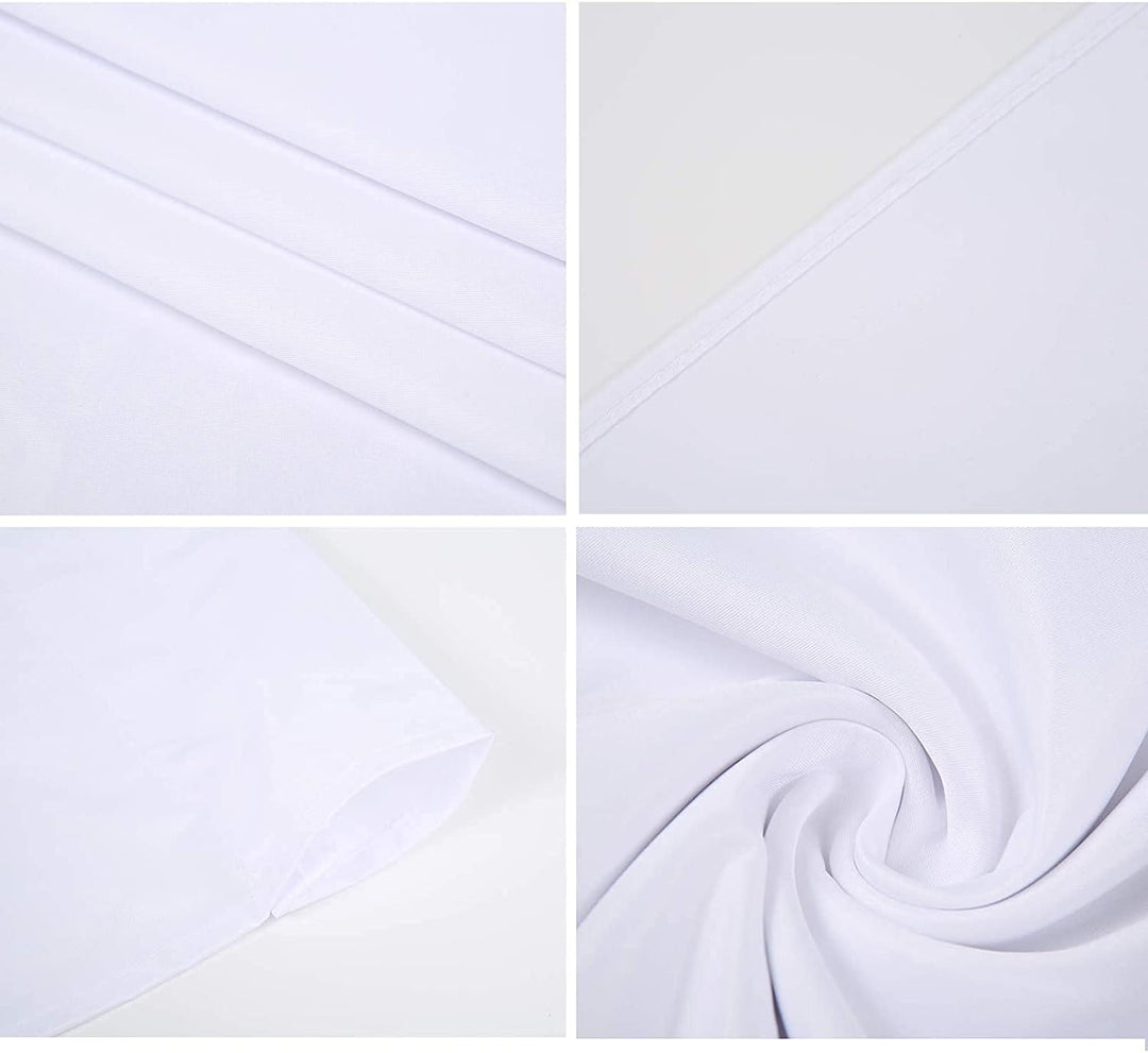 Hintergrund Fotografie Weiss, 3x3m/9.8x9.8ft Anti-Falten White Fotowand Hintergrund Polyester Faltba