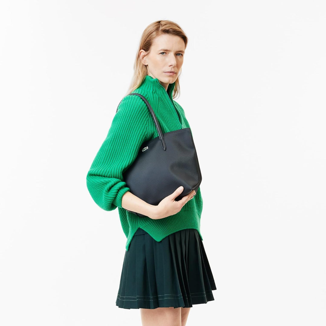 Lacoste Damen Nf2037po Umhängetaschen Schwarz, Schwarz