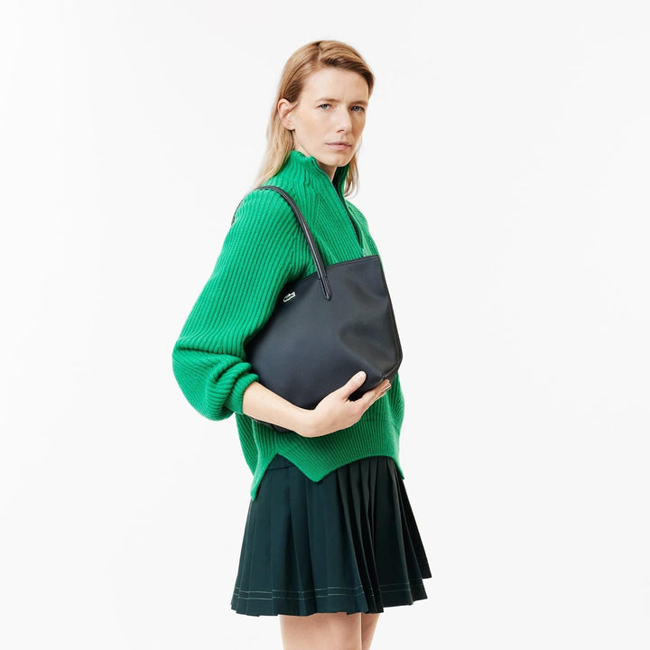 Lacoste Damen Nf2037po Umhängetaschen Schwarz, Schwarz