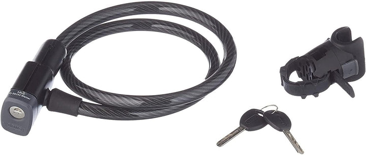 ABUS Kabelschloss Racer 6412K + SCMU-Halterung - Stahlkabel mit Kunststoffummantelung - Fahrradschlo