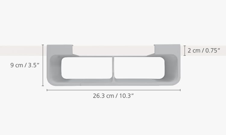 Joseph Joseph CupboardStore Unter Regal Aufbewahrungsfolie, Folie und Tasche Veranstalter, platzspar