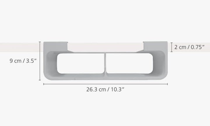 Joseph Joseph CupboardStore Unter Regal Aufbewahrungsfolie, Folie und Tasche Veranstalter, platzspar