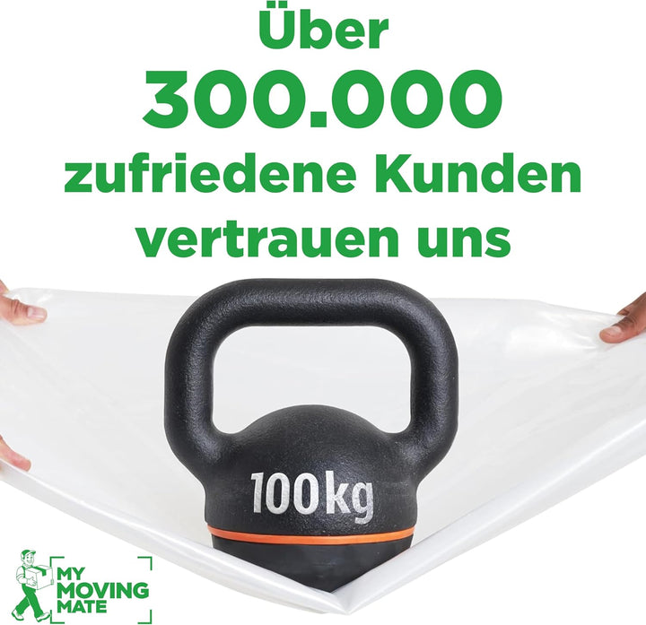 Matratzenhülle 160 x 200 cm für Umzug und Lagerung – Schutzhülle für Matratzen 160x200 – Matratzenhü