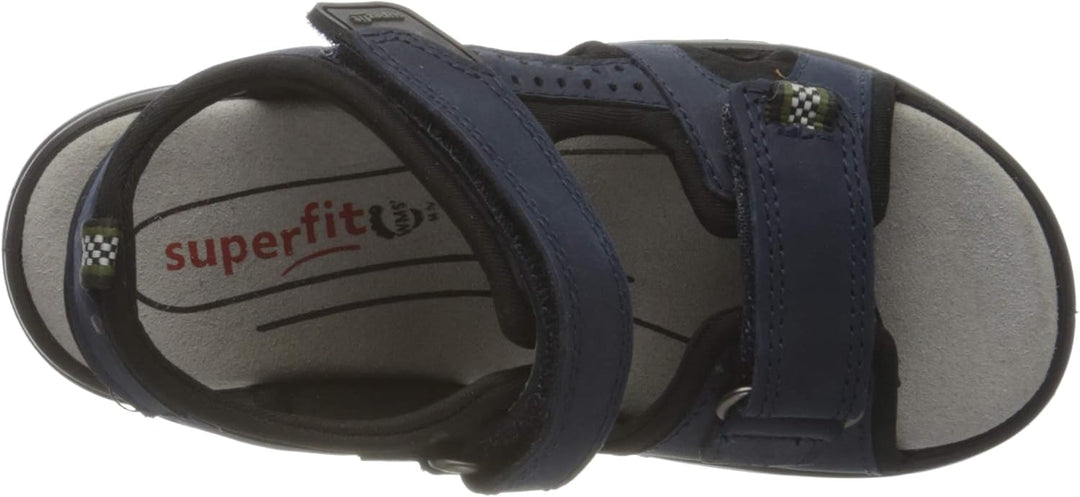 Superfit SCORPIUS Sandale 0-606182 Jungen 25 EU Blau Schwarz 8000, 25 EU Blau Schwarz 8000