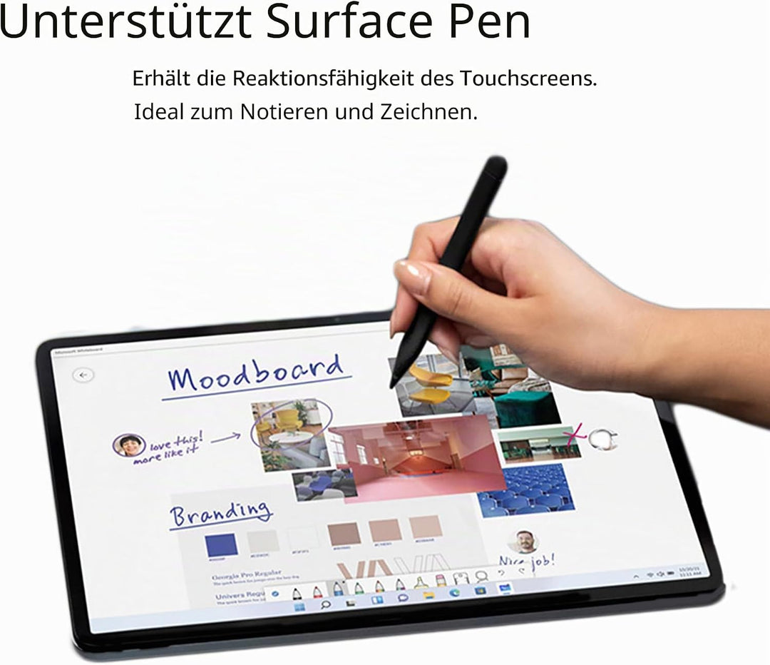Megoo [2 Stück]-Schutzfolie für Microsoft Surface Laptop 7,kratzfest,hochempfindlich,Surface Pen kom