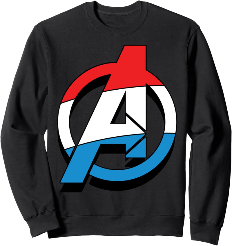 Marvel Avengers Patriotic Chest Logo Sweatshirt