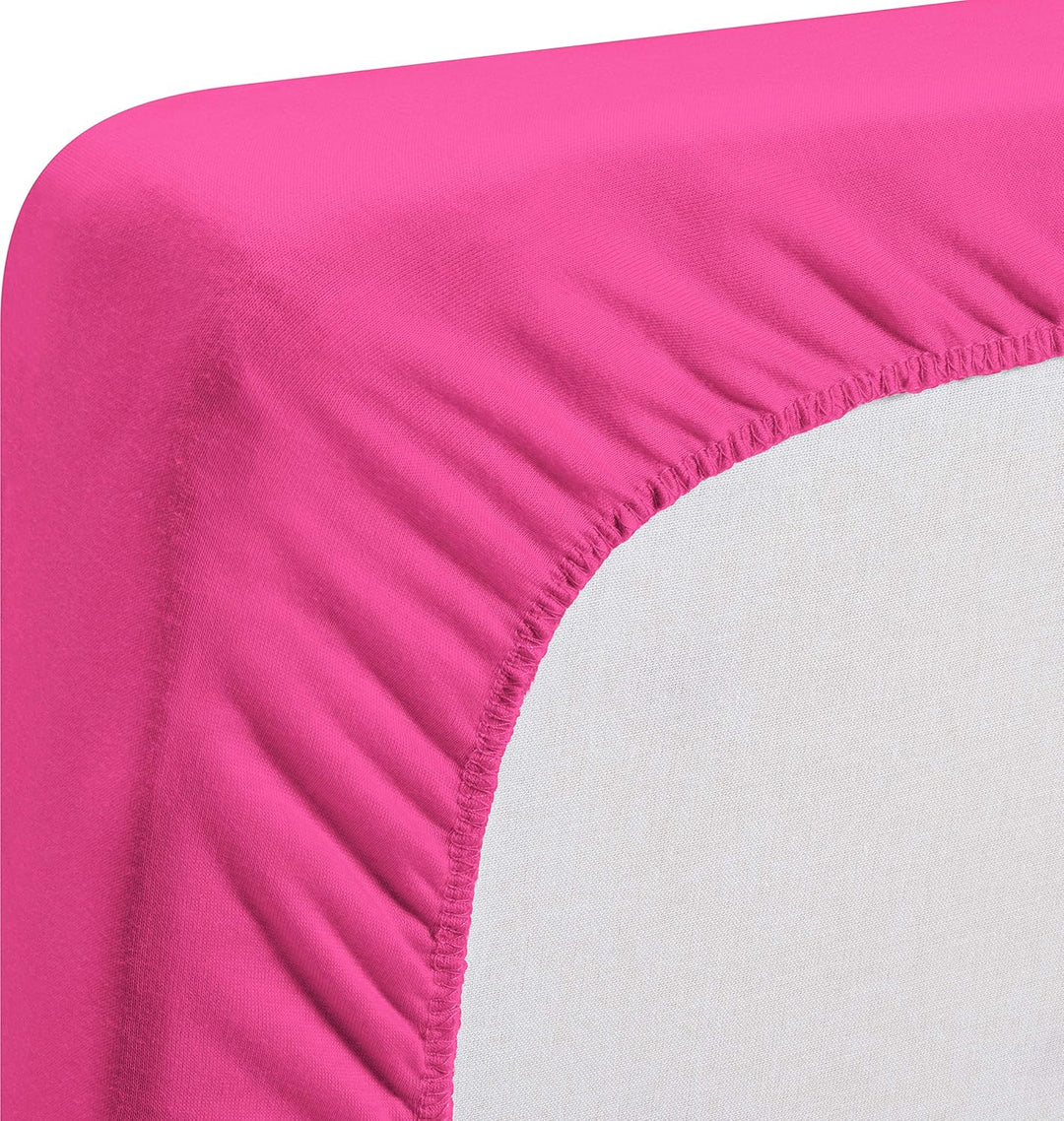 Playshoes 770321-18 Jersey-Spannbettlaken, Wasserdicht und Atmungsaktiv, 70 x 140 cm, pink, rosa Pin