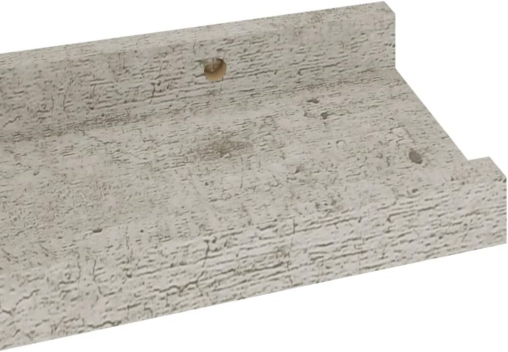 homiuse Wandregal 4 STK. Betongrau Wandregal Holz Wand BüCherregal Wand Regal Holz Wandregal KüChe K