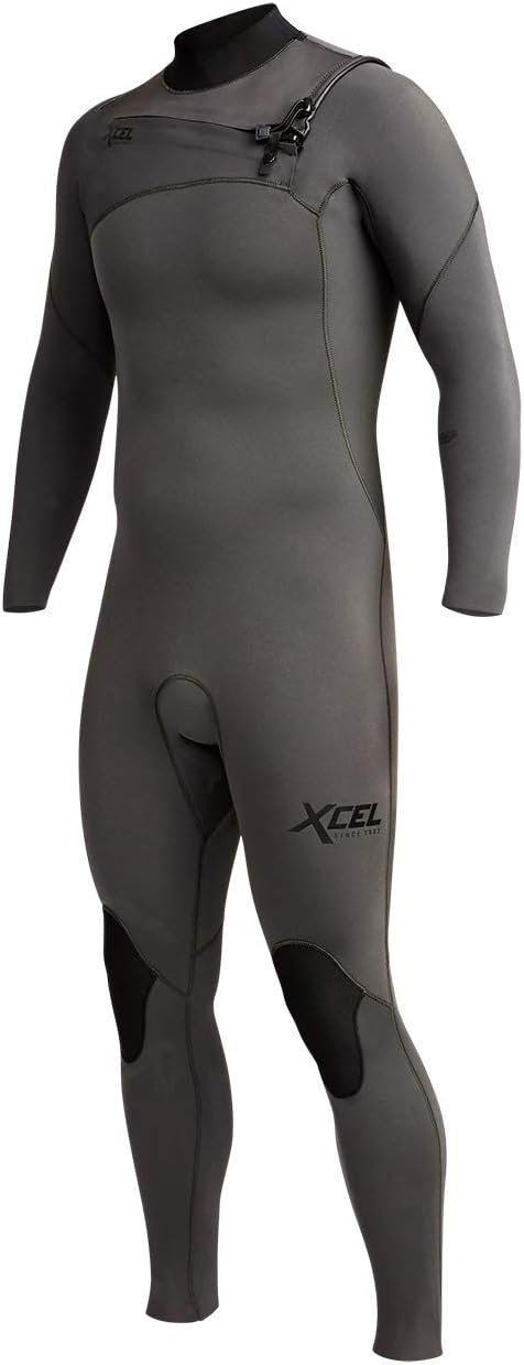 XCEL Comp 4/3 Fullsuit FrontZip Herren Neoprenanzug Schwarz 48 S, Schwarz 48 S