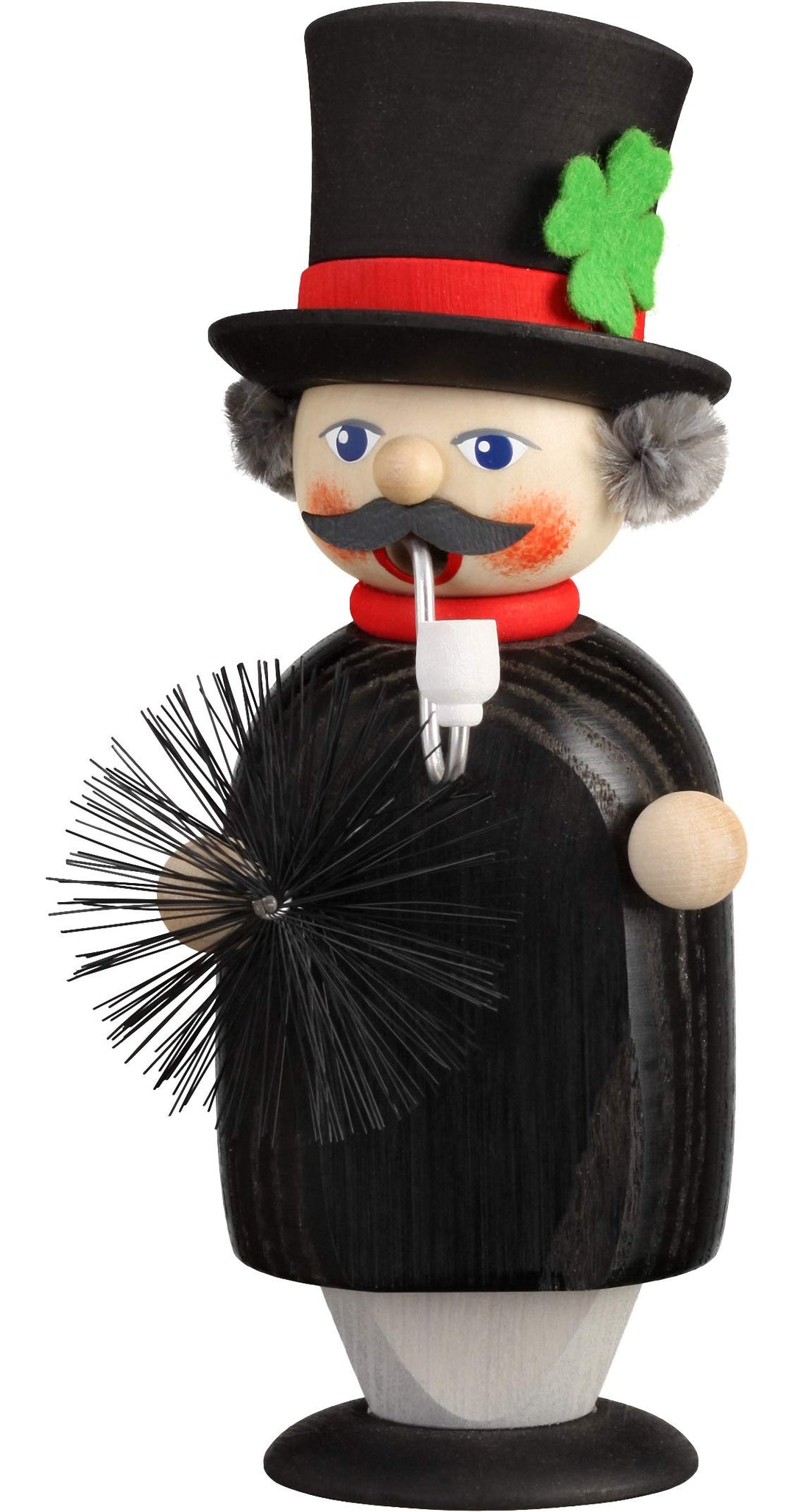 Seiffener Volkskunst | Räuchermann Erzgebirge | Kleine Gesellen 15 cm | Räuchermännchen | Original E