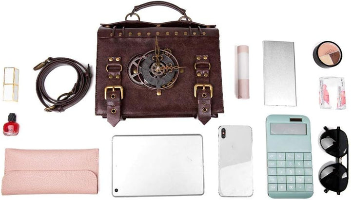 Ocobudbxw Steampunk Gear Crossbody Bags Messenger Bags Retro Handtaschen Schultertasche Gothic