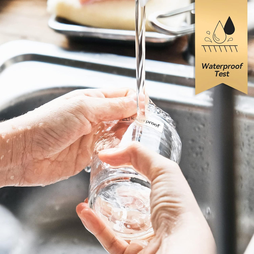 Pristar P15 Thermoband, 3 Rollen 14mm x 30mm, Transparent, 210 Etiketten/Rolle, Kompatibel mit P15 E